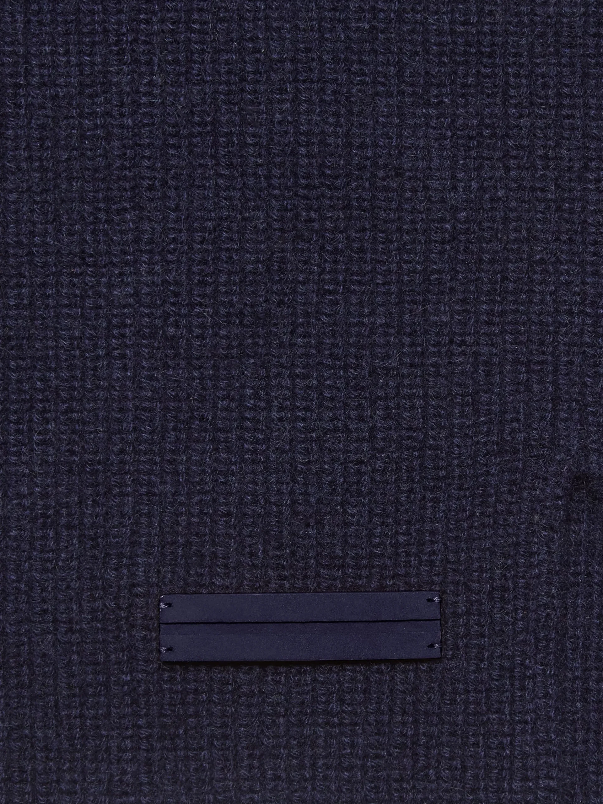Soft Accessories|Gloves, Scarves And Hats>ZEGNA Ink Blue Oasi Cashmere Neck Warmer InkBlue