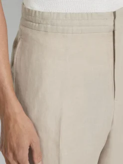 Pants>ZEGNA Light Beige Oasi Lino Pants LightBeige