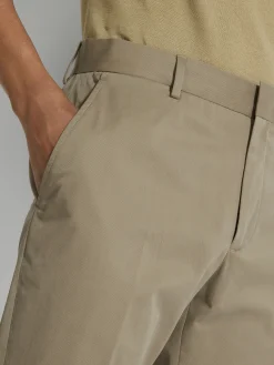 Pants>ZEGNA Light Brown Stretch Cotton Pants LightBrown