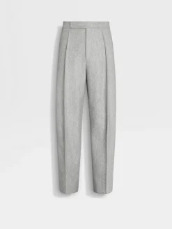 Travel In Style|Pants>ZEGNA Light Grey Trofeo™ Cashmere Pants LightGrey