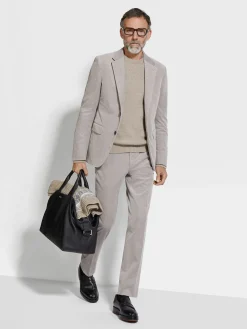 Blazers|Suits>ZEGNA Light Taupe Cashco Jacket LightTaupe