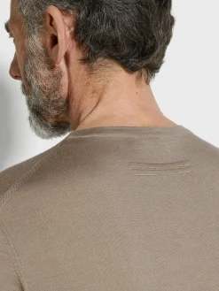 Sweaters>ZEGNA Light Taupe Cashseta Crewneck LightTaupe