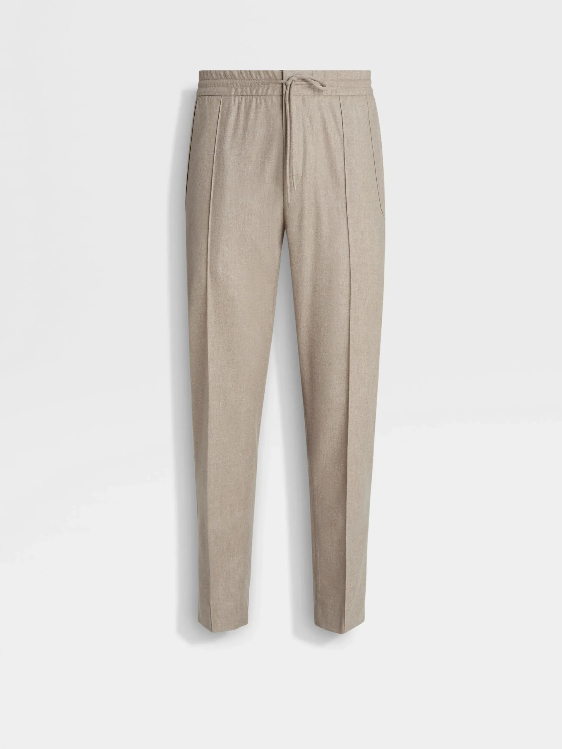 Joggers And Sweatshirts>ZEGNA Light Taupe 15milmil15 Wool Joggers LightTaupe