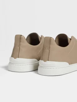 Travel In Style|Sneakers>ZEGNA Light Taupe Triple Stitch™ SECONDSKIN Sneakers LightTaupe