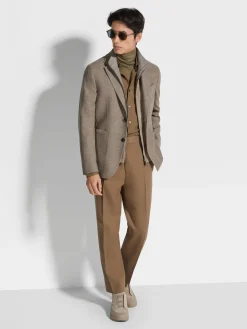 Blazers>ZEGNA Light Taupe Trofeo™ Cashmere Jacket LightTaupe