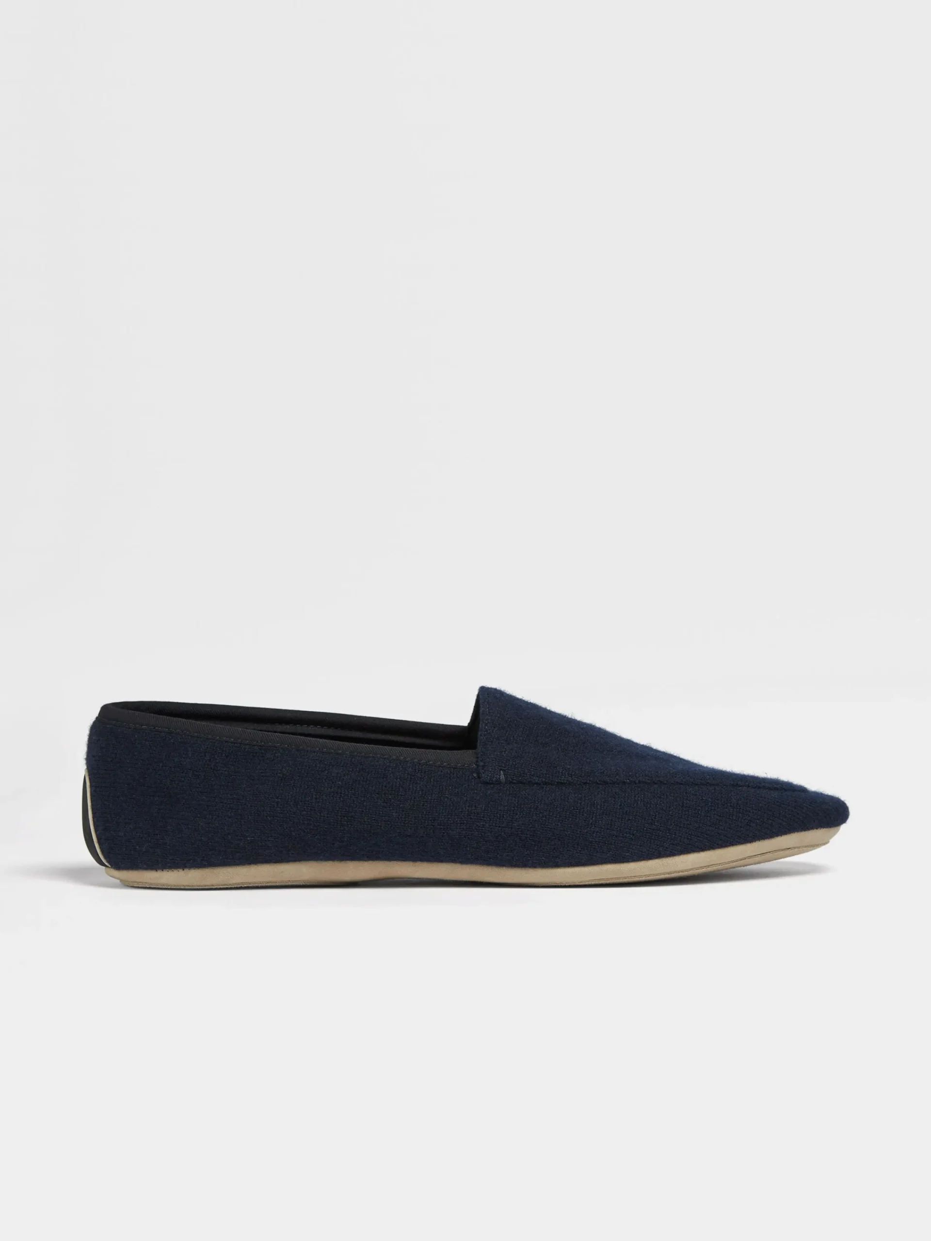 Small Gifts|Lifestyle And Luxury Home Accessories>ZEGNA Navy Blue Cashmere Slippers NavyBlue