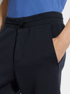 Joggers And Sweatshirts>ZEGNA Navy Blue High Performance™ Wool Blend Joggers NavyBlue