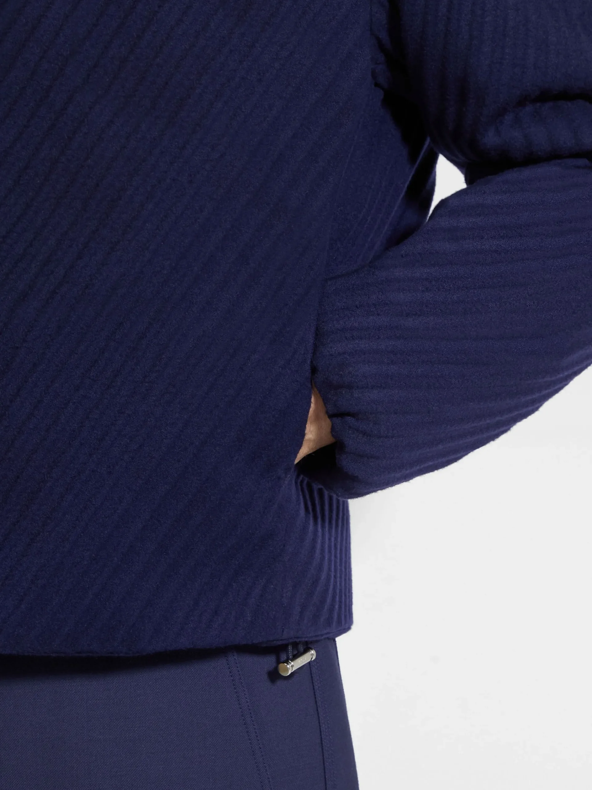 Travel In Style|Jackets And Coats>ZEGNA Oasi Cashmere Blouson InkBlue