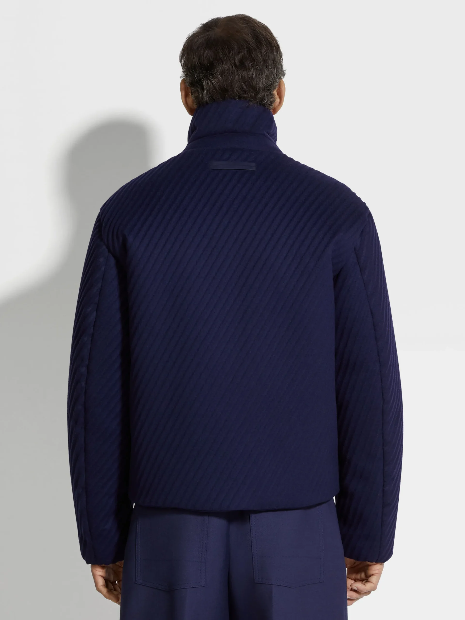 Travel In Style|Jackets And Coats>ZEGNA Oasi Cashmere Blouson InkBlue