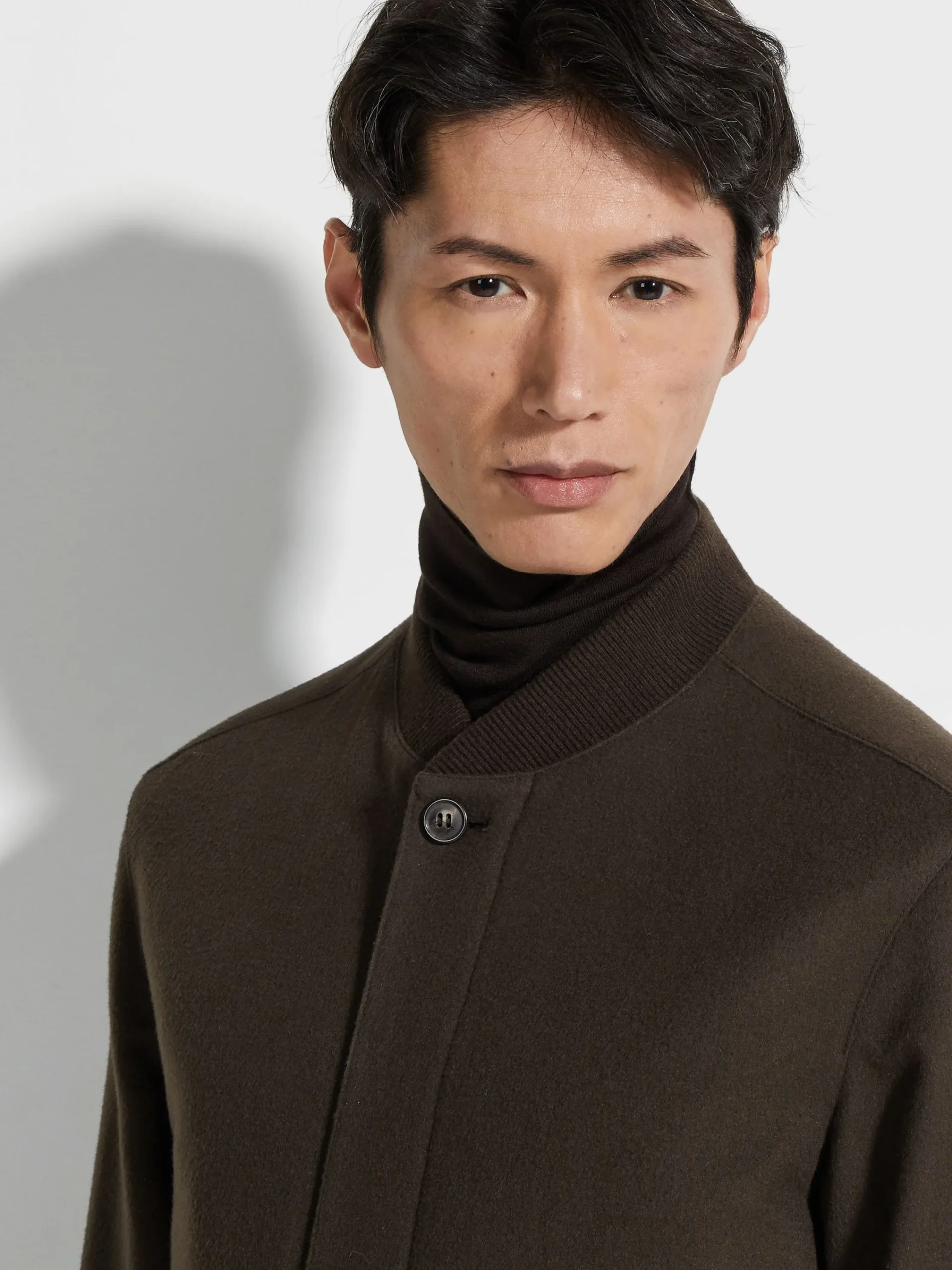 Jackets And Coats>ZEGNA Oasi Cashmere Elements Bomber DarkBrown