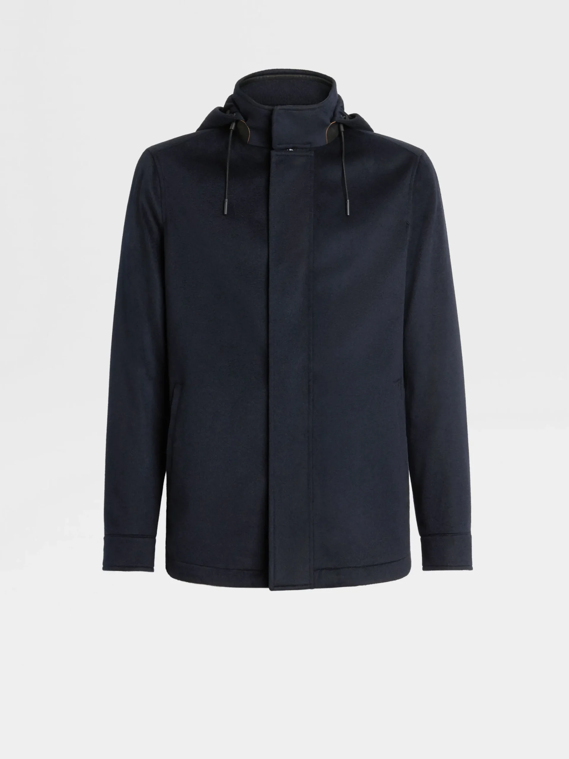 Jackets And Coats>ZEGNA Oasi Cashmere Elements Cima Overjacket NavyBlue