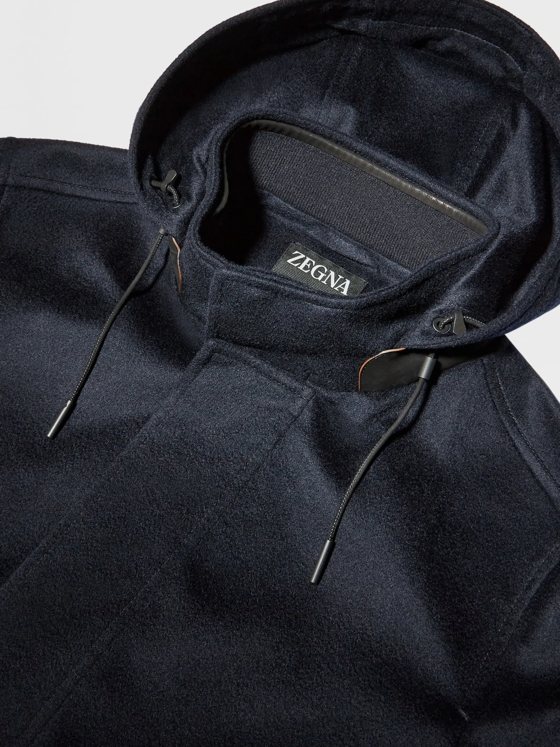 Jackets And Coats>ZEGNA Oasi Cashmere Elements Cima Overjacket NavyBlue