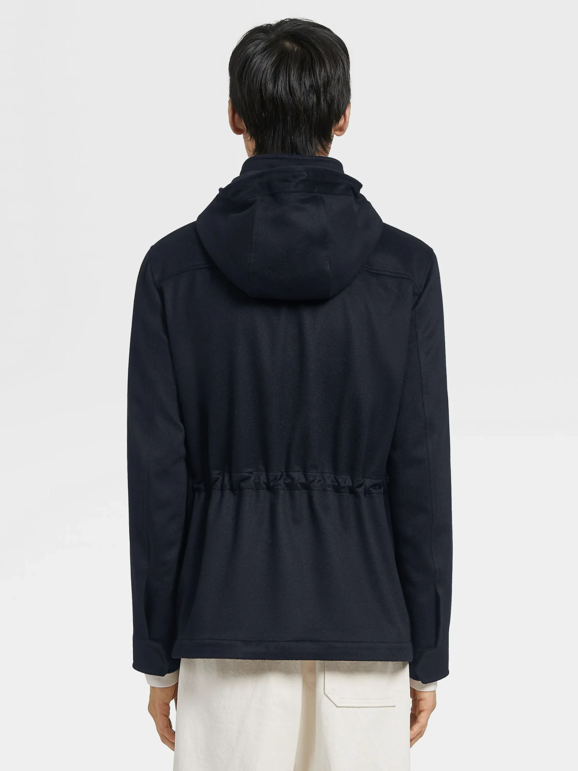 Jackets And Coats>ZEGNA Oasi Cashmere Elements Cima Overjacket NavyBlue