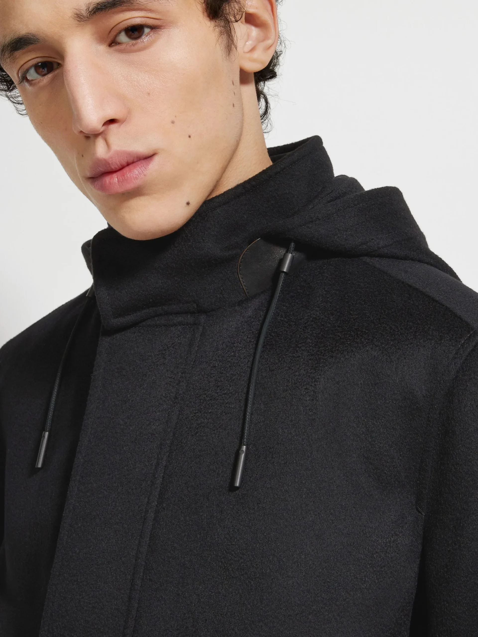 Jackets And Coats>ZEGNA Oasi Cashmere Elements Cima Overjacket Black