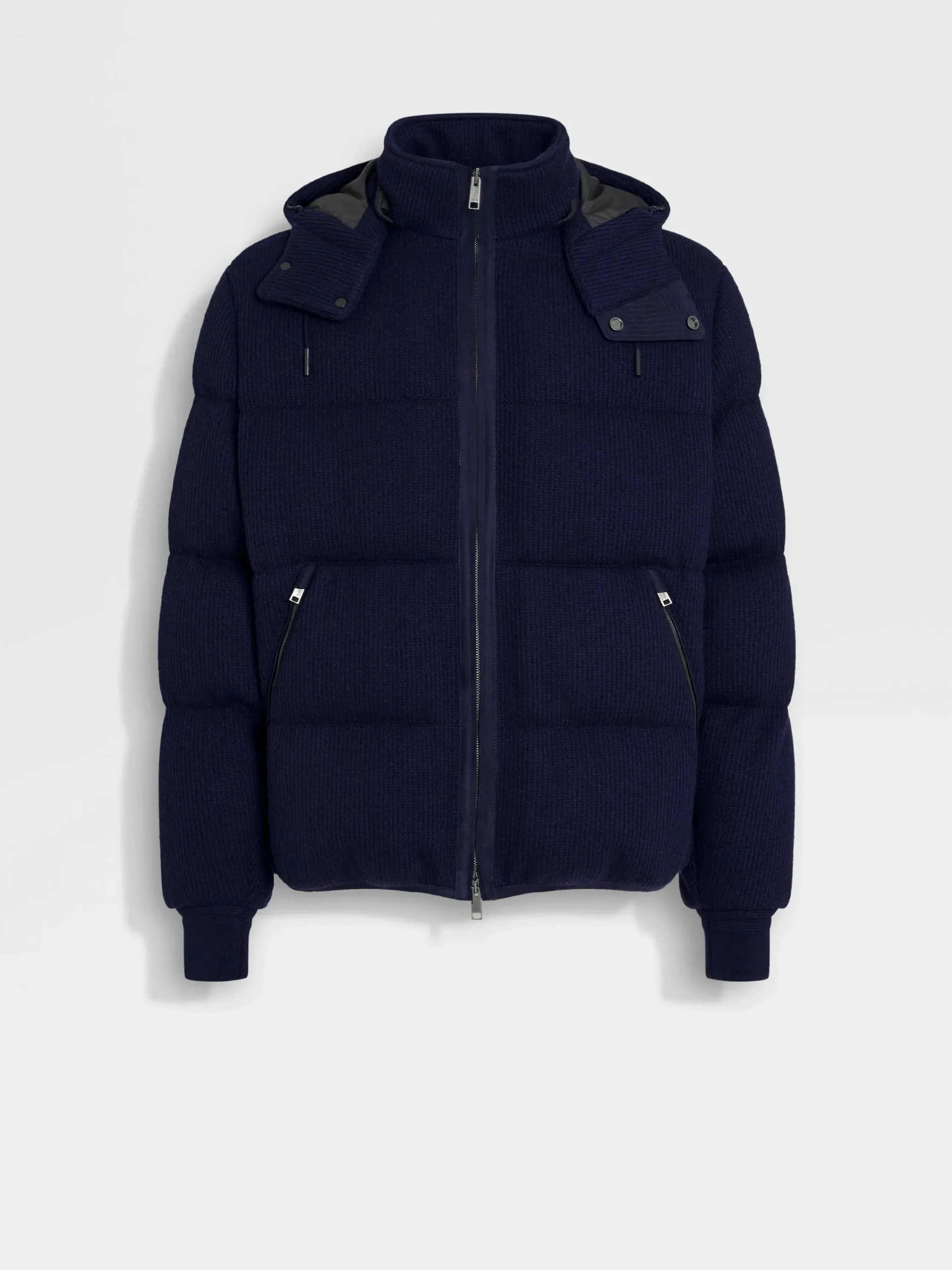 Travel In Style|Down Jackets>ZEGNA Oasi Cashmere Elements Ghiaccio Blouson InkBlue
