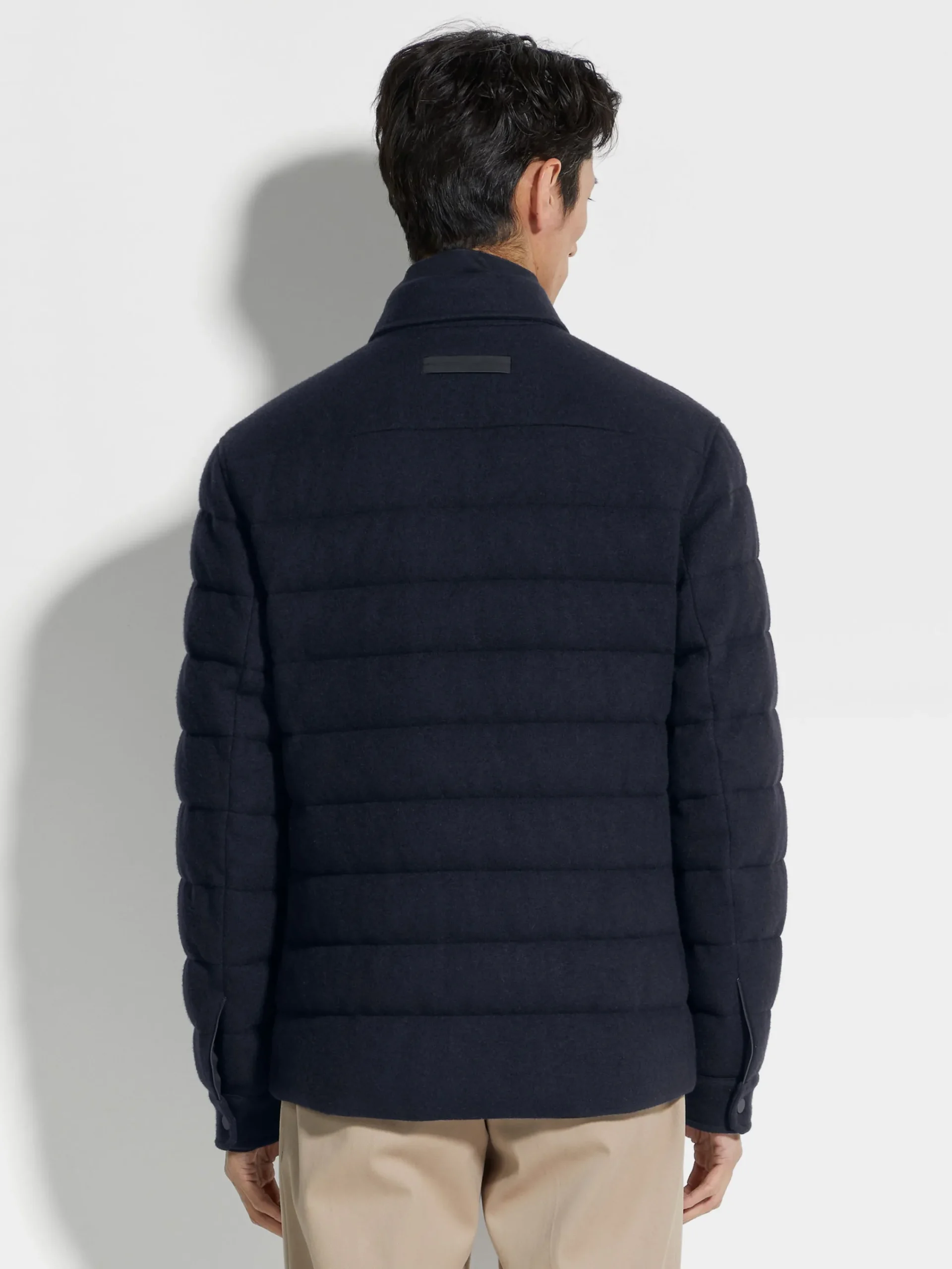 Travel In Style|Down Jackets>ZEGNA Oasi Cashmere Elements Jacket NavyBlue