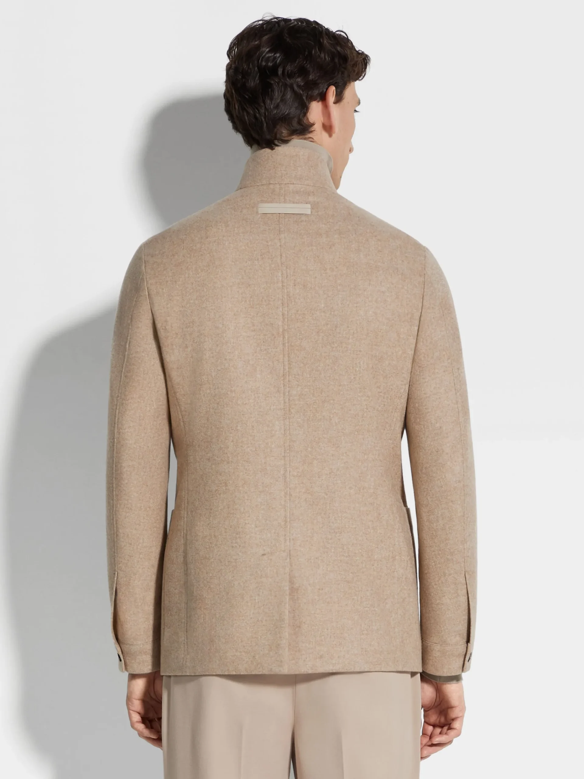 Travel In Style|Overshirts And Chore Jackets>ZEGNA Oasi Cashmere Il Conte Jacket LightTaupeMultimélange