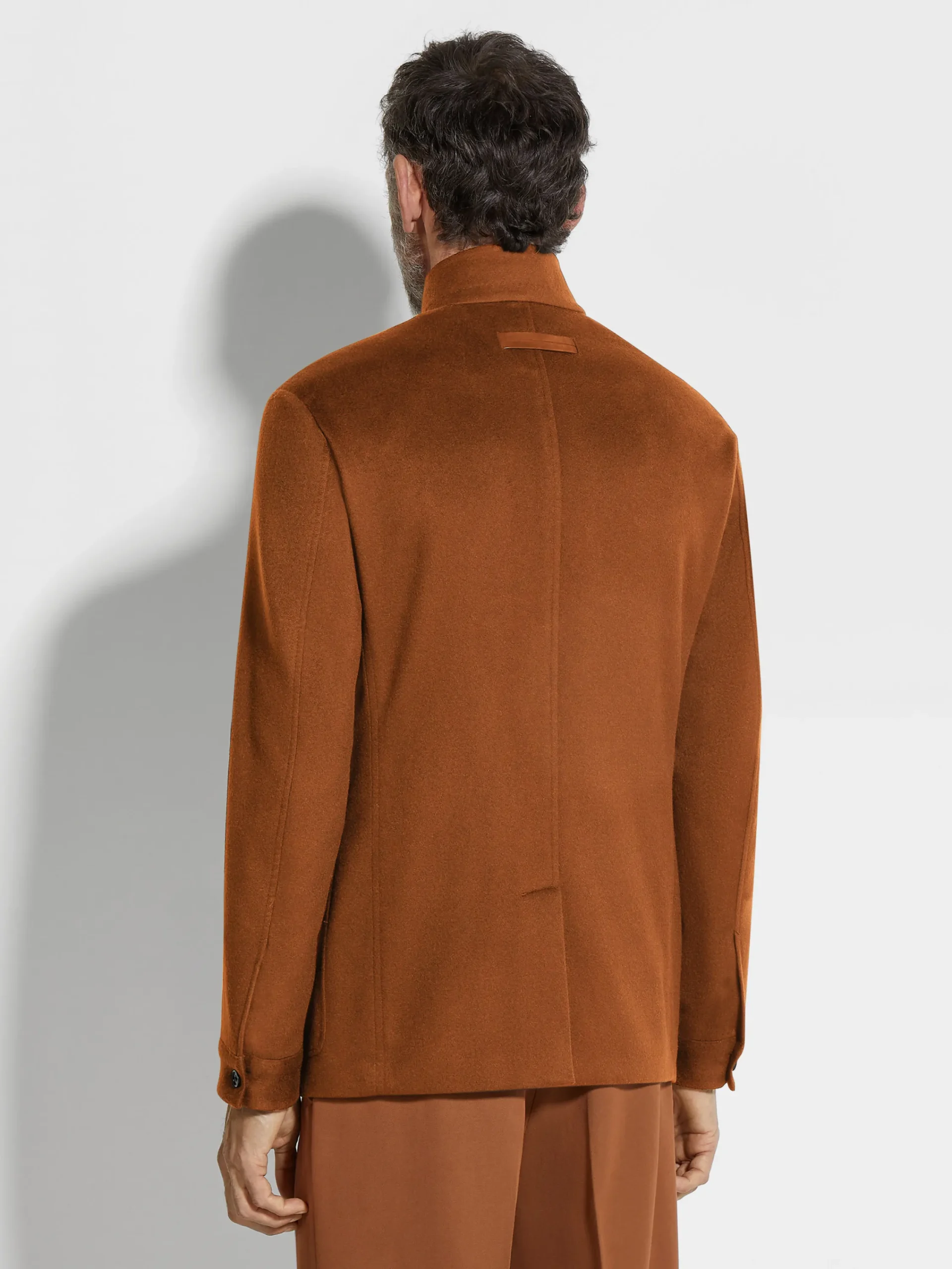 Overshirts And Chore Jackets|Jackets And Coats>ZEGNA Oasi Cashmere Il Conte Jacket DarkFoliage