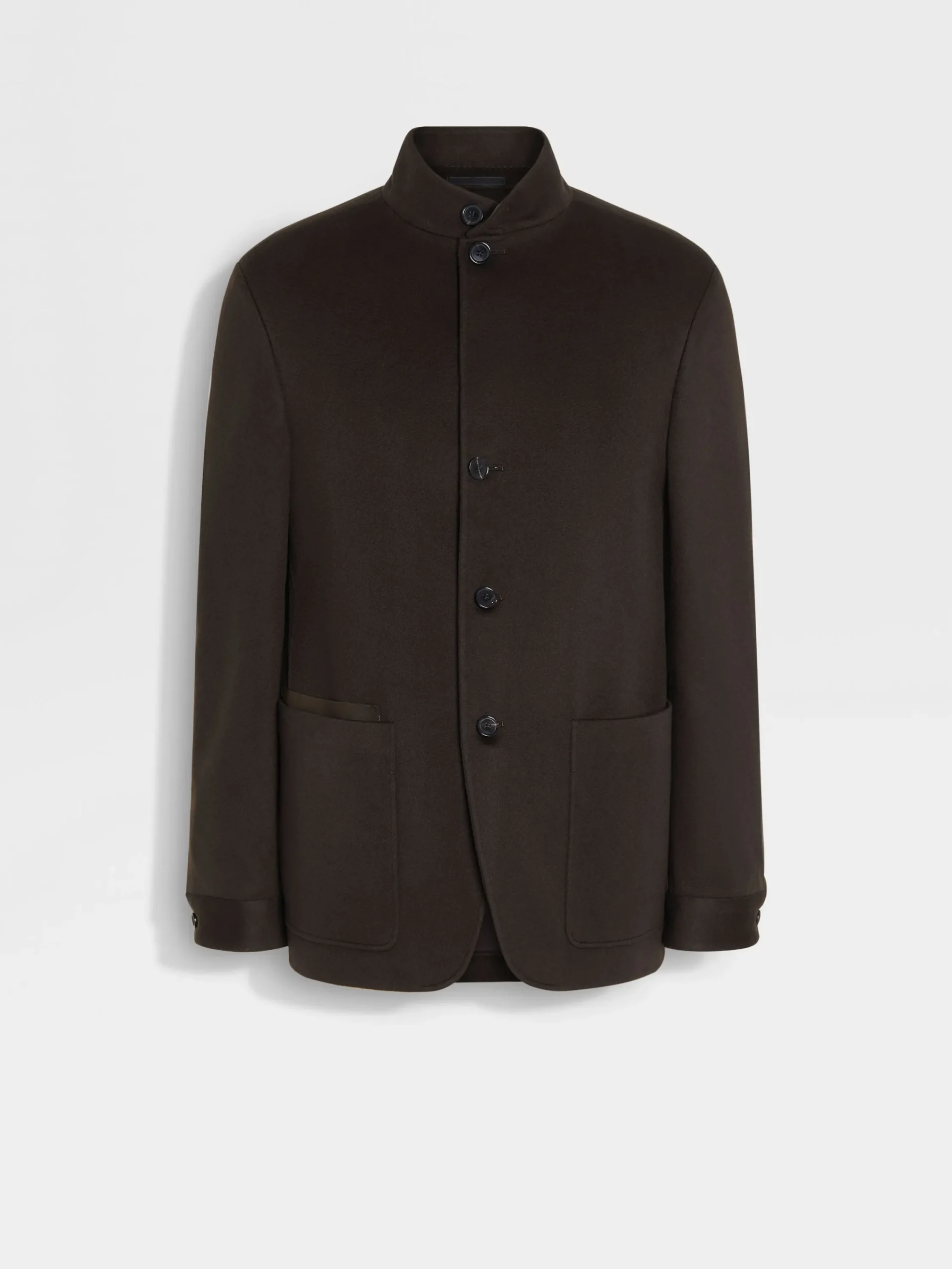 Travel In Style|Overshirts And Chore Jackets>ZEGNA Oasi Cashmere Il Conte Jacket DarkBrown