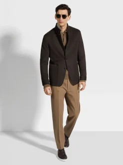 Travel In Style|Overshirts And Chore Jackets>ZEGNA Oasi Cashmere Il Conte Jacket DarkBrown