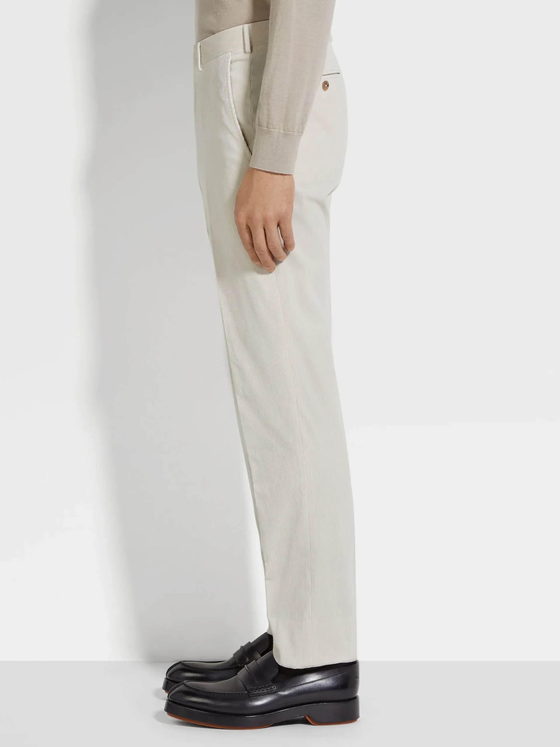 Pants|Suits>ZEGNA Off White Cashco Pants OffWhite