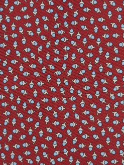 Ties And Bow Ties>ZEGNA Silk Tie Red