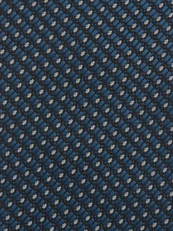 Ties And Bow Ties>ZEGNA Teal Blue Silk Tie TealBlue