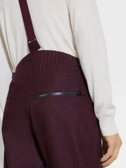Jackets And Coats>ZEGNA Techmerino™ Wool Ski Pants DarkPurple