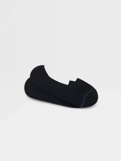 Underwear And Socks|Underwear And Socks>ZEGNA Utility Blue Cotton Blend Socks UtilityBlue