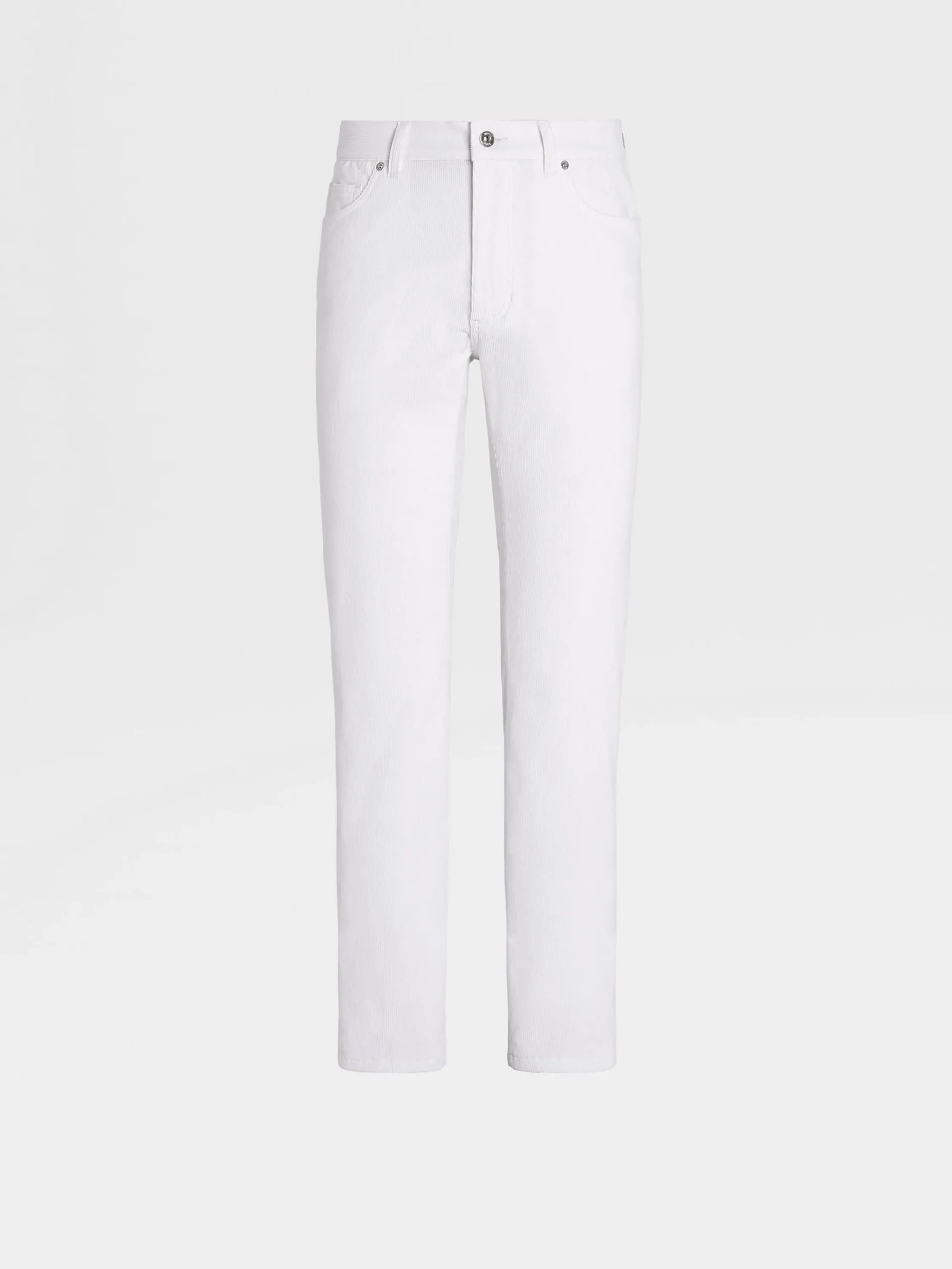 Jeans>ZEGNA Cashco Roccia Pants White