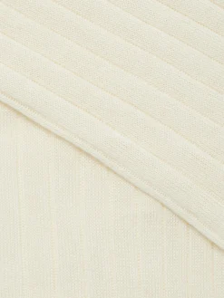 Small Gifts|Underwear And Socks>ZEGNA Cotton Cashmere and Silk Socks White