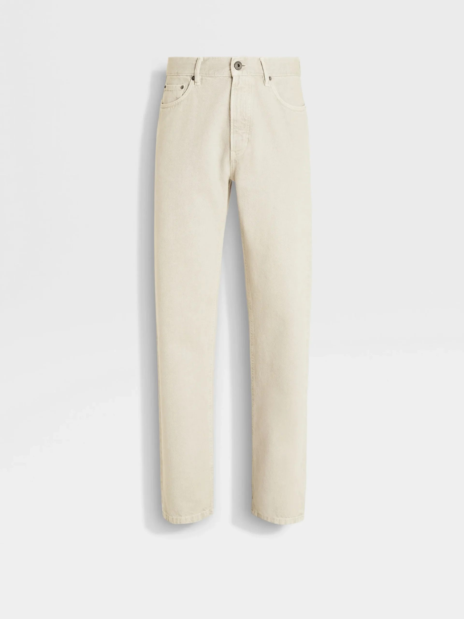 Jeans>ZEGNA Cotton Roccia Jeans White