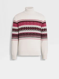 Travel In Style|Sweaters>ZEGNA Oasi Cashmere Turtleneck White