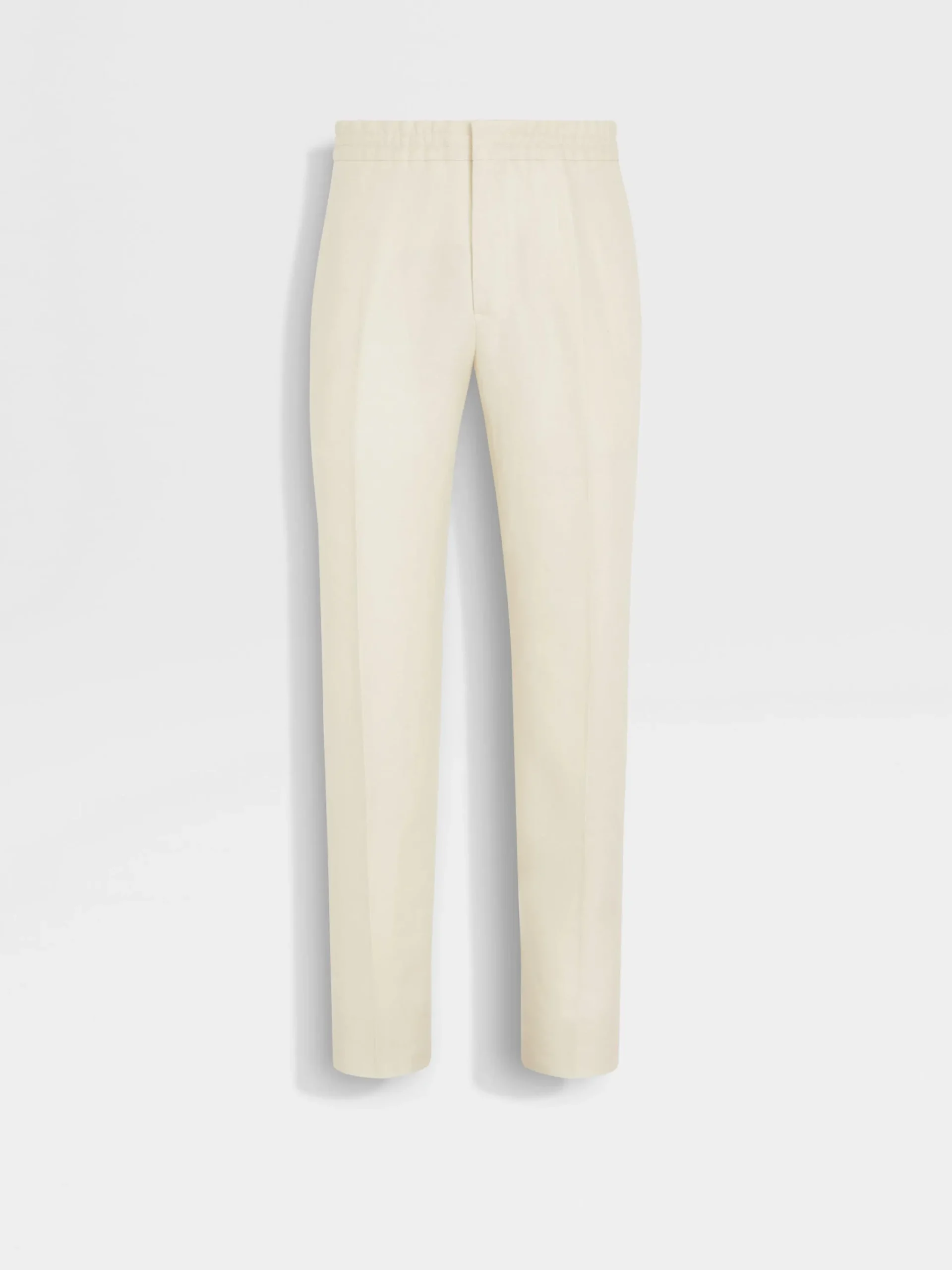 Pants>ZEGNA Oasi Lino Pants White