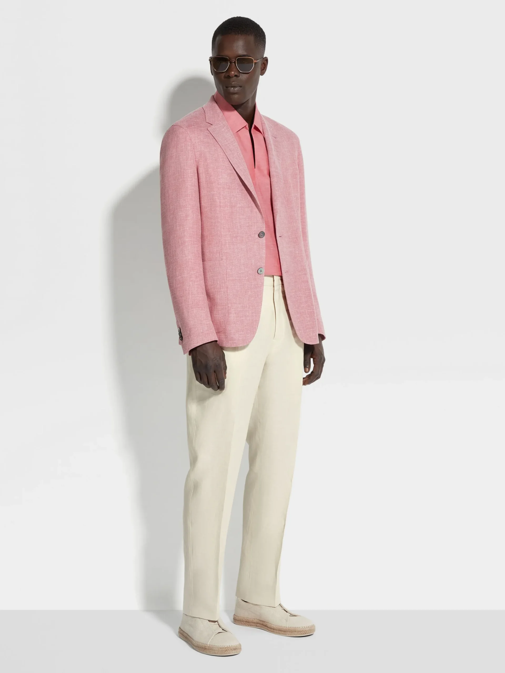 Pants>ZEGNA Oasi Lino Pants White