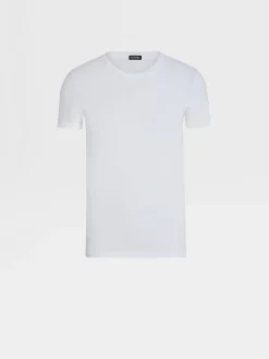 Underwear And Socks|Underwear And Socks>ZEGNA Stretch Cotton T-shirt White