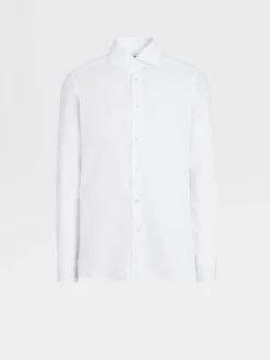 Shirts>ZEGNA Trofeo™ Cotton Shirt White
