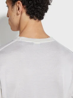 T-Shirts>ZEGNA Silk T-shirt White