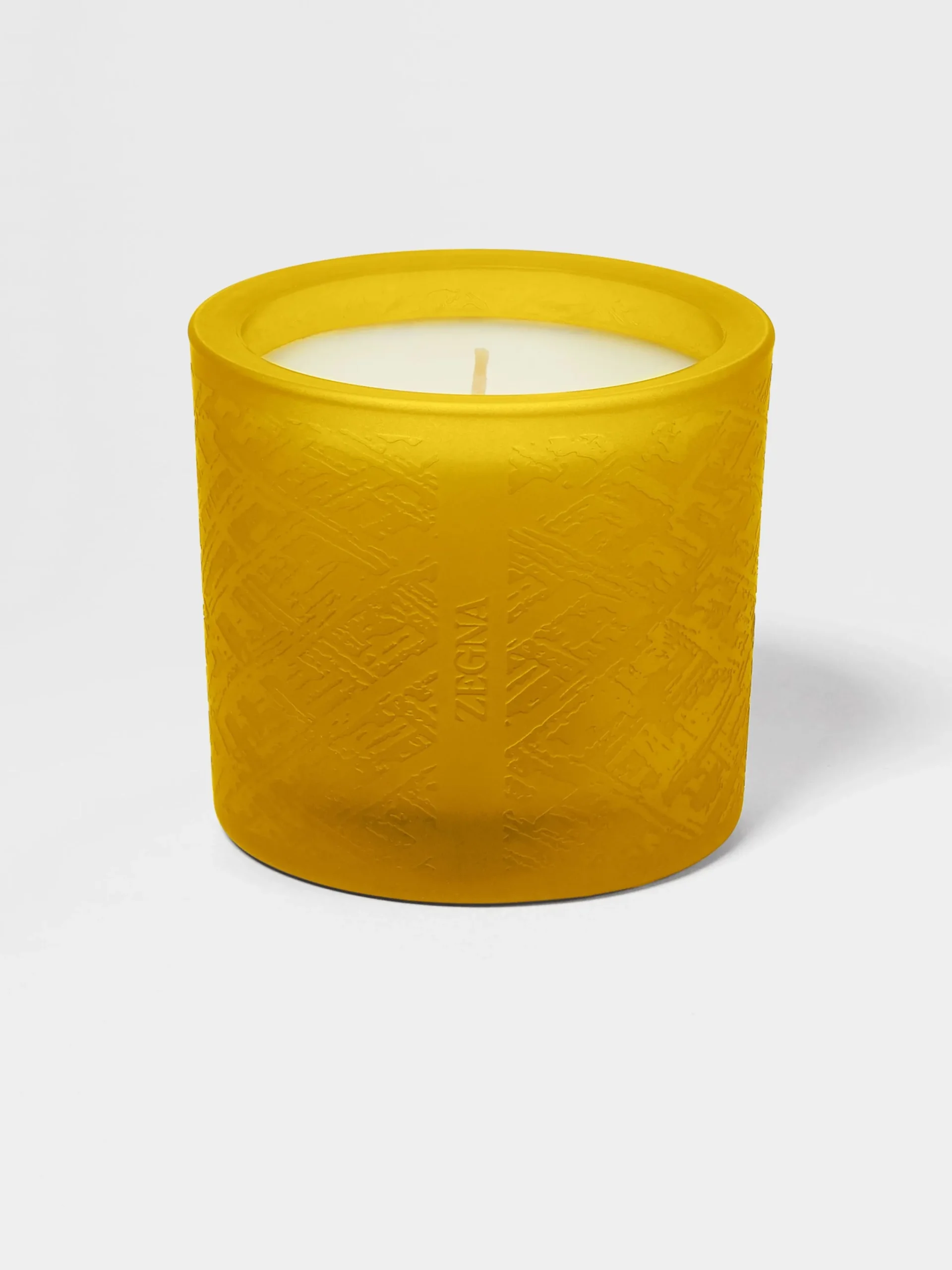 Small Gifts|Lifestyle And Luxury Home Accessories>ZEGNA Silk Candle Yellow