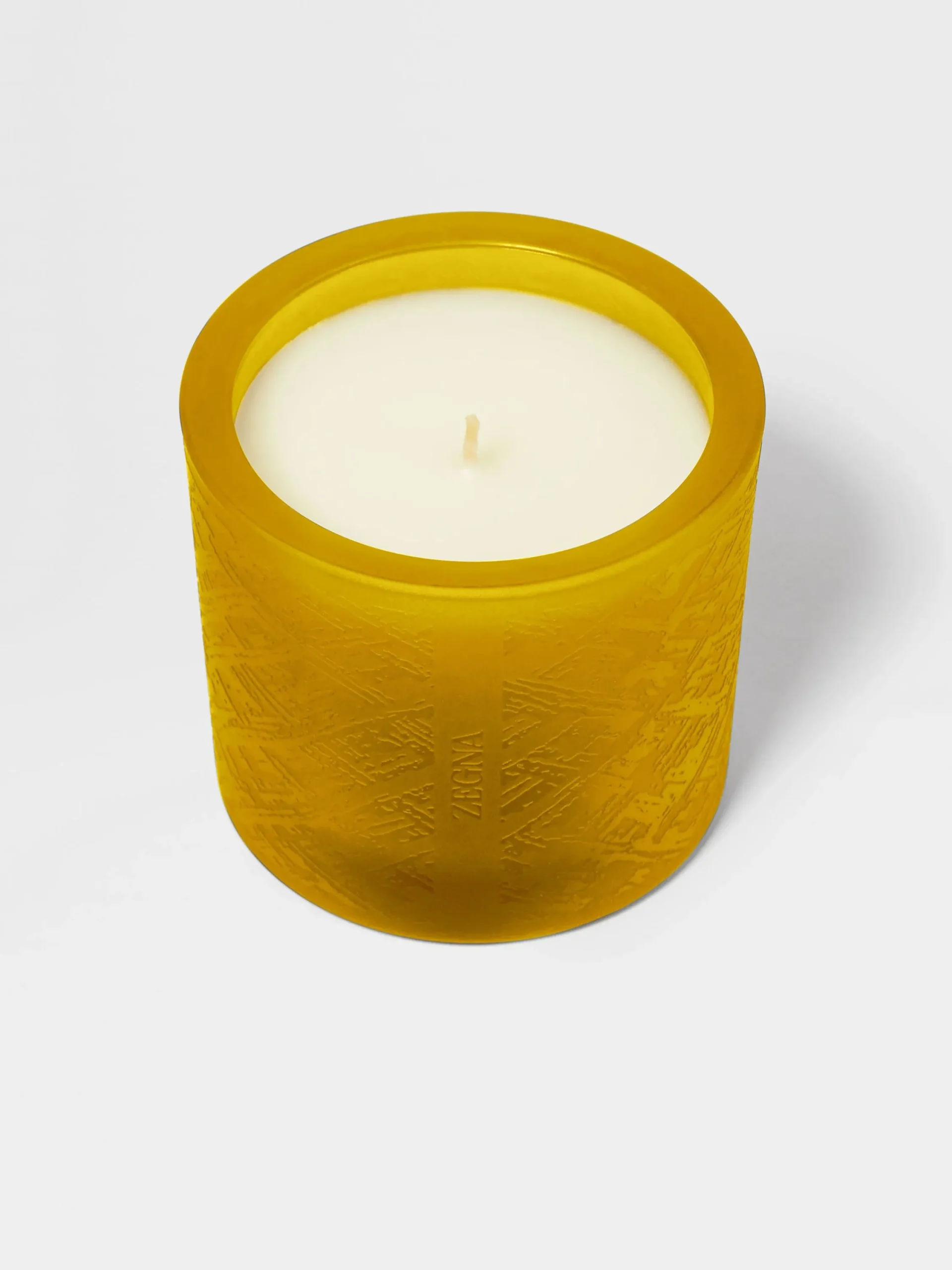 Small Gifts|Lifestyle And Luxury Home Accessories>ZEGNA Silk Candle Yellow